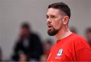 27 January 2018; Templeogue head coach Jason Killeen during the Hula Hoops Under 18 Men’s National Cup Final match between Neptune and Templeogue at the National Basketball Arena in Tallaght, Dublin. Photo by Brendan Moran/Sportsfile