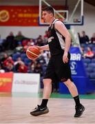 27 January 2018; Ciaran O'Sullivan of Ballincollig during the Hula Hoops President’s Cup Final match between Ballincollig and Keane’s SuperValu Killorglin at the National Basketball Arena in Tallaght, Dublin. Photo by Brendan Moran/Sportsfile