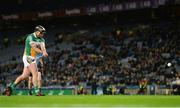 27 January 2018; Shane Dooley of Offaly scores his side's first goal from a penalty during the Allianz Hurling League Division 1B Round 1 match between Dublin and Offaly at Croke Park in Dublin. Photo by Piaras Ó Mídheach/Sportsfile
