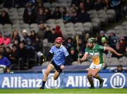 27 January 2018; Niall McMorrow of Dublin in action against David King of Offaly during the Allianz Hurling League Division 1B Round 1 match between Dublin and Offaly at Croke Park in Dublin. Photo by Seb Daly/Sportsfile