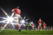 27 January 2018; Conor Lehane and his Cork team-mates run out for the second half of the Allianz Hurling League Division 1A Round 1 match between Cork and Kilkenny at Páirc Uí Chaoimh in Cork. Photo by Stephen McCarthy/Sportsfile