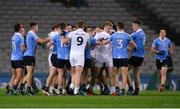 27 January 2018; Players from both sides tussle in the first half during the Allianz Football League Division 1 Round 1 match between Dublin and Kildare at Croke Park in Dublin. Photo by Piaras Ó Mídheach/Sportsfile