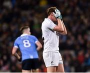 27 January 2018; Paul Cribbin of Kildare reacts after seeing his shot go wide during the Allianz Football League Division 1 Round 1 match between Dublin and Kildare at Croke Park in Dublin. Photo by Seb Daly/Sportsfile