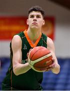 28 January 2018; Mark Convery of Moycullen during the Hula Hoops Under 20 Men’s National Cup Final match between Moycullen and KUBS at the National Basketball Arena in Tallaght, Dublin. Photo by Brendan Moran/Sportsfile