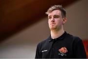 28 January 2018; Kubs head coach Andy Flood during the Hula Hoops Under 20 Men’s National Cup Final match between Moycullen and KUBS at the National Basketball Arena in Tallaght, Dublin. Photo by Brendan Moran/Sportsfile