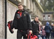 28 January 2018; Aidan O'Shea of Mayo arrives prior to the Allianz Football League Division 1 Round 1 match between Monaghan and Mayo at St Tiernach's Park in Clones, County Monaghan. Photo by Seb Daly/Sportsfile