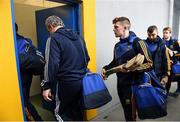 28 January 2018; Ronan Maher and his Tipperary team-mates arrive prior to the Allianz Hurling League Division 1A Round 1 match between Clare and Tipperary at Cusack Park in Ennis, County Clare.  Photo by Stephen McCarthy/Sportsfile