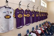 28 January 2018; The Wexford dressing room before the Allianz Hurling League Division 1A Round 1 match between Waterford and Wexford at Walsh Park in Waterford. Photo by Matt Browne/Sportsfile