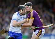 28 January 2018; Barry Coughlan of Waterford in action against Jack O'Connor of Wexford during the Allianz Hurling League Division 1A Round 1 match between Waterford and Wexford at Walsh Park in Waterford. Photo by Matt Browne/Sportsfile