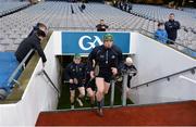 27 January 2018; Johnny McCaffrey of Dublin makes his way onto the field before the Allianz Hurling League Division 1B Round 1 match between Dublin and Offaly at Croke Park in Dublin. Photo by Piaras Ó Mídheach/Sportsfile