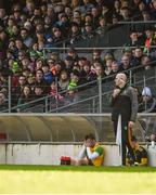 28 January 2018; Nathan Mullins of Donegal reacts after being sent off by referee Paddy Neilan during the Allianz Football League Division 1 Round 1 match between Kerry and Donegal at Fitzgerald Stadium in Killarney, Co. Kerry. Photo by Diarmuid Greene/Sportsfile