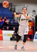 28 January 2018; Mackenzie Rule of Meteors during the Hula Hoops Senior Women's Cup Final match between Fr Mathews and Meteors at the National Basketball Arena in Tallaght, Dublin. Photo by Brendan Moran/Sportsfile