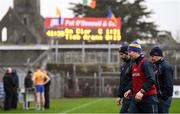 28 January 2018; Tipperary manager Michael Ryan leaves the field following the Allianz Hurling League Division 1A Round 1 match between Clare and Tipperary at Cusack Park in Ennis, County Clare.  Photo by Stephen McCarthy/Sportsfile
