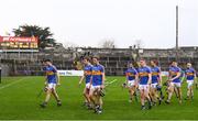 28 January 2018; Tipperary players leave the pitch following the Allianz Hurling League Division 1A Round 1 match between Clare and Tipperary at Cusack Park in Ennis, County Clare.  Photo by Stephen McCarthy/Sportsfile