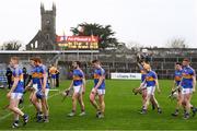 28 January 2018; Tipperary players leave the pitch following the Allianz Hurling League Division 1A Round 1 match between Clare and Tipperary at Cusack Park in Ennis, County Clare.  Photo by Stephen McCarthy/Sportsfile