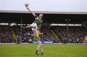 28 January 2018; Paul Geaney of Kerry in action against Caolan Ward of Donegal during the Allianz Football League Division 1 Round 1 match between Kerry and Donegal at Fitzgerald Stadium in Killarney, Co. Kerry. Photo by Diarmuid Greene/Sportsfile