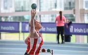 28 January 2018; Anne-Marie Torsney of Fingallians AC, Co Dublin, competing in U23 Womens Shot Put during the Irish Life Health National Indoor Junior and U23 Championships at Athlone IT in Athlone, County Westmeath. Photo by Sam Barnes/Sportsfile