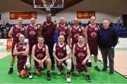 28 January 2018; Galway Masters team ahead of the Masters Exhibition Game between Dublin Master and Galway Master at the National Basketball Arena in Tallaght, Dublin. Photo by Eóin Noonan/Sportsfile