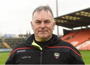 28 January 2018; Sligo manager Cathal Corey ahead of the Allianz Football League Division 3 Round 1 match between Armagh and Sligo at Athletic Grounds in Armagh. Photo by Philip Fitzpatrick/Sportsfile