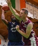 28 January 2018; Ed Randolph of Dublin Masters in action during the Masters Exhibition Game between Dublin Masters and Galway Masters at the National Basketball Arena in Tallaght, Dublin. Photo by Eóin Noonan/Sportsfile