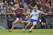 28 January 2018; Darragh Fives of Waterford in action against Lee Chin of Wexford during the Allianz Hurling League Division 1A Round 1 match between Waterford and Wexford at Walsh Park in Waterford.  Photo by Matt Browne/Sportsfile