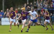 28 January 2018; Simon Donohoe of Wexford in action against Jake Dillon of Waterford during the Allianz Hurling League Division 1A Round 1 match between Waterford and Wexford at Walsh Park in Waterford.  Photo by Matt Browne/Sportsfile
