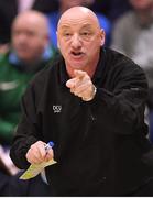28 January 2018; DCU Mercy head coach Mark Ingle during the Hula Hoops Women’s National Cup Final match between DCU Mercy and Ambassador UCC Glanmire at the National Basketball Arena in Tallaght, Dublin. Photo by Brendan Moran/Sportsfile