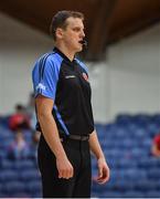 27 January 2018; Referee Aurimus Statkus during the Hula Hoops Under 18 Women’s National Cup Final match between Glanmire and DCU Mercy at the National Basketball Arena in Tallaght, Dublin. Photo by Brendan Moran/Sportsfile
