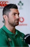 29 January 2018; Rob Kearney during an Ireland Rugby Press Conference at Carton House, Maynooth, in Co. Kildare. Photo by Piaras Ó Mídheach/Sportsfile