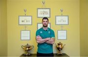29 January 2018; Rob Kearney poses for a portrait after an Ireland Rugby Press Conference at Carton House, Maynooth, in Co. Kildare. Photo by Piaras Ó Mídheach/Sportsfile