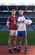 29 January 2018; Matthew Dilworth of Knocknagree, right, and Ronan Wallace of Multyfarnham ahead of the AIB GAA All-Ireland Junior Football Club Championship Final taking place at Croke Park this Saturday, February 3rd. For exclusive content and behind the scenes action throughout the AIB GAA & Camogie Club Championships follow AIB GAA on Facebook, Twitter, Instagram and Snapchat. Photo by David Fitzgerald/Sportsfile