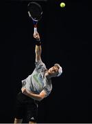 29 January 2018; Irish Davis Cup team member Sam Bothwell in action during a team practice session ahead of their Davis Cup Group 2 tie against Denmark on Saturday 3rd of February. David Lloyd Riverview, in Clonskeagh, Dublin. Photo by Seb Daly/Sportsfile