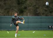 30 January 2018; Jordan Larmour during Ireland rugby squad training at Carton House in Maynooth, Co Kildare. Photo by Ramsey Cardy/Sportsfile