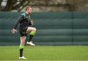 30 January 2018; Keith Earls during Ireland rugby squad training at Carton House in Maynooth, Co Kildare. Photo by Matt Browne/Sportsfile