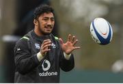 30 January 2018; Bundee Aki during Ireland rugby squad training at Carton House in Maynooth, Co Kildare. Photo by Matt Browne/Sportsfile