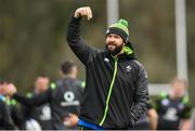 30 January 2018; Defence coach Andy Farrell during Ireland rugby squad training at Carton House in Maynooth, Co Kildare. Photo by Ramsey Cardy/Sportsfile