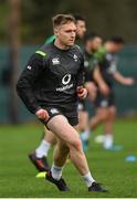 30 January 2018; Rory Scannell during Ireland rugby squad training at Carton House in Maynooth, Co Kildare. Photo by Ramsey Cardy/Sportsfile