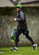 30 January 2018; Forwards coach Simon Easterby arrives for Ireland rugby squad training at Carton House in Maynooth, Co Kildare. Photo by Ramsey Cardy/Sportsfile