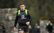 30 January 2018; Jacob Stockdale arrives for Ireland rugby squad training at Carton House in Maynooth, Co Kildare. Photo by Ramsey Cardy/Sportsfile