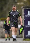 30 January 2018; Jack McGrath arrives for Ireland rugby squad training at Carton House in Maynooth, Co Kildare. Photo by Ramsey Cardy/Sportsfile