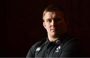 30 January 2018; John Ryan poses for a portrait following an Ireland rugby press conference at Carton House in Maynooth, Co Kildare. Photo by Ramsey Cardy/Sportsfile