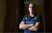 30 January 2018; Devin Toner poses for a portrait following an Ireland rugby press conference at Carton House in Maynooth, Co Kildare. Photo by Ramsey Cardy/Sportsfile