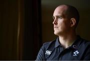 30 January 2018; Devin Toner poses for a portrait following an Ireland rugby press conference at Carton House in Maynooth, Co Kildare. Photo by Ramsey Cardy/Sportsfile