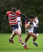 30 January 2018; Stefan Okunbar of University of Limerick in action against Kieran Murphy of Cork Institute of Technology during the Electric Ireland HE GAA Sigerson Cup Round 1 match between University of Limerick and Cork Institute of Technology at University of Limerick in Limerick. Photo by Seb Daly/Sportsfile
