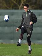 1 February 2018; Joey Carbery during Ireland rugby squad training at Carton House in Maynooth, Co Kildare. Photo by Matt Browne/Sportsfile