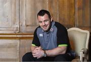 1 February 2018; Cian Healy poses for a portrait following a press conference at Carton House in Maynooth, Co Kildare. Photo by David Fitzgerald/Sportsfile