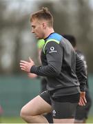 1 February 2018; Rory Scannell during Ireland rugby squad training at Carton House in Maynooth, Co Kildare. Photo by David Fitzgerald/Sportsfile