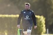 1 February 2018; Peter O'Mahony arrives to Ireland rugby squad training at Carton House in Maynooth, Co Kildare. Photo by David Fitzgerald/Sportsfile