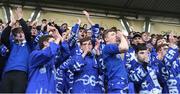 2 February 2018; St Mary's College supporters cheer on their side ahead of the Bank of Ireland Leinster Schools Senior Cup Round 1 match between St Mary's College and St Andrew's College at Donnybrook Stadium in Dublin. Photo by Daire Brennan/Sportsfile
