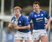 2 February 2018; Seán Heeran, left, and Conor McElearney of St Mary's College during the Bank of Ireland Leinster Schools Senior Cup Round 1 match between St Mary's College and St Andrew's College at Donnybrook Stadium in Dublin. Photo by Daire Brennan/Sportsfile